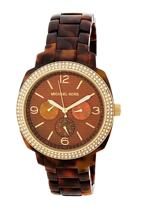 michael kors tortoise boyfriend watch|michael kors pave watch.